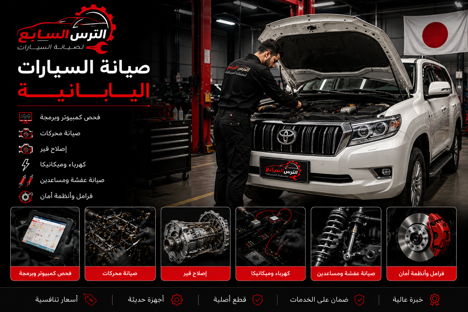 صيانة السيارات اليابانية
