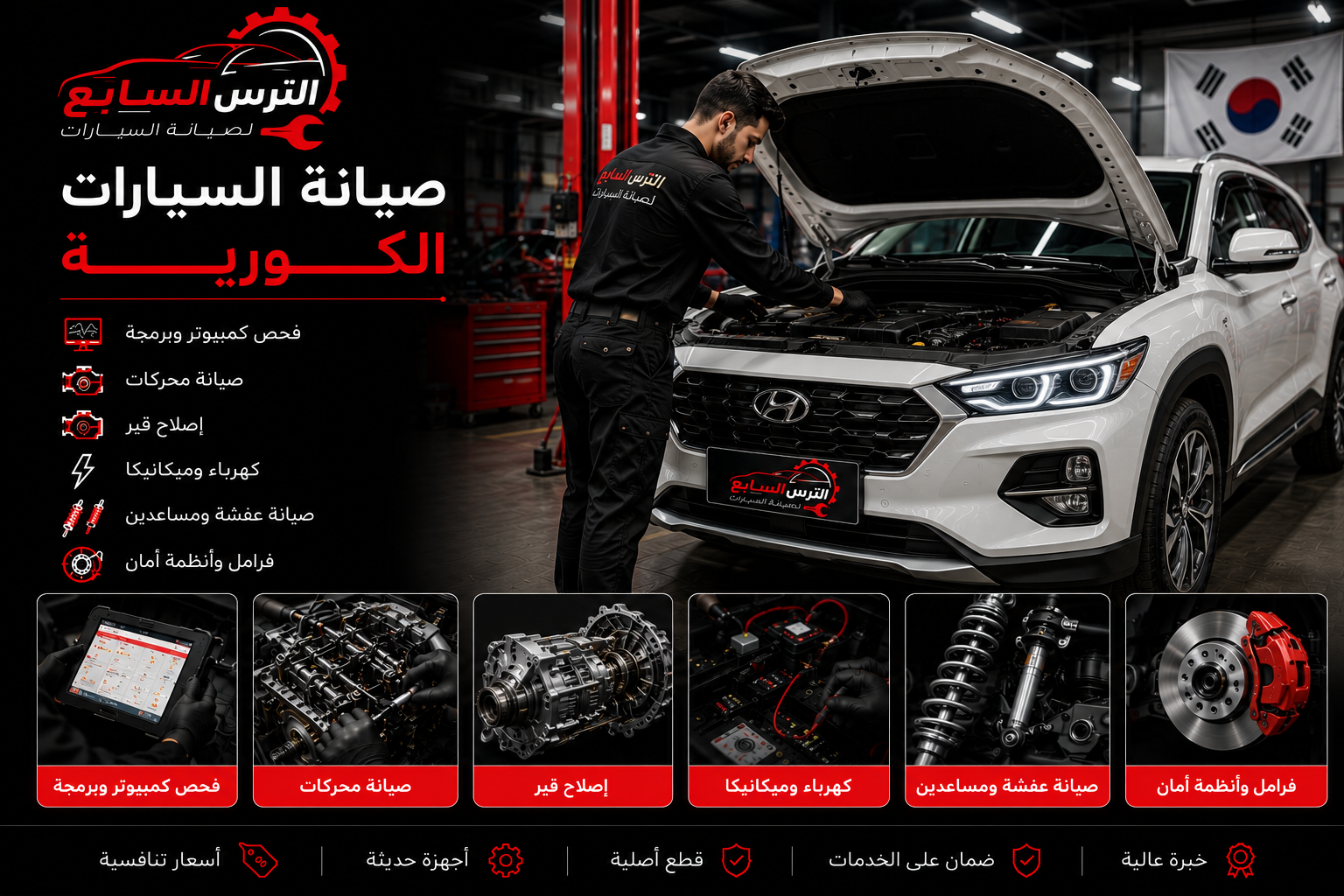 صيانة السيارات الكورية